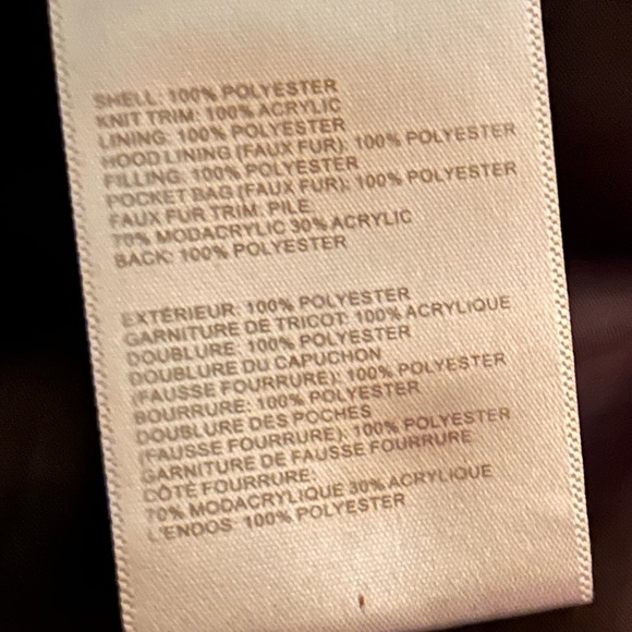 Final Markdown! Laundry by Shelli Segal Design Black Puffer Coat w/Faux Fur Hood - Picture 4 of 4